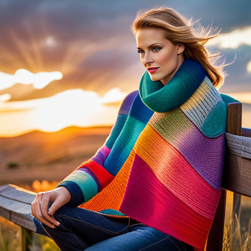 An image showcasing a colorful array of knitting needles, soft yarns in various textures and vibrant hues, alongside a beginner-friendly knitting pattern book, inviting readers to embark on a journey of creativity and craftmanship