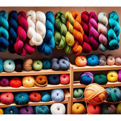 An image capturing the vibrant tapestry of knitting yarn in Australia