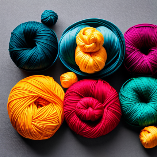Create an image capturing the vibrant realm of knitting on YouTube