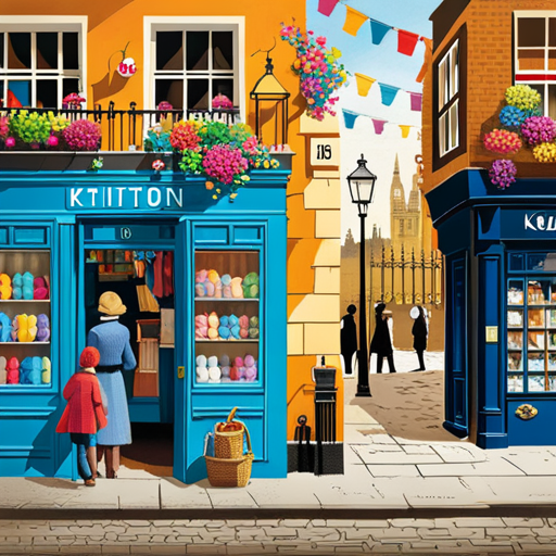 An image showcasing the vibrant knitting scene in London